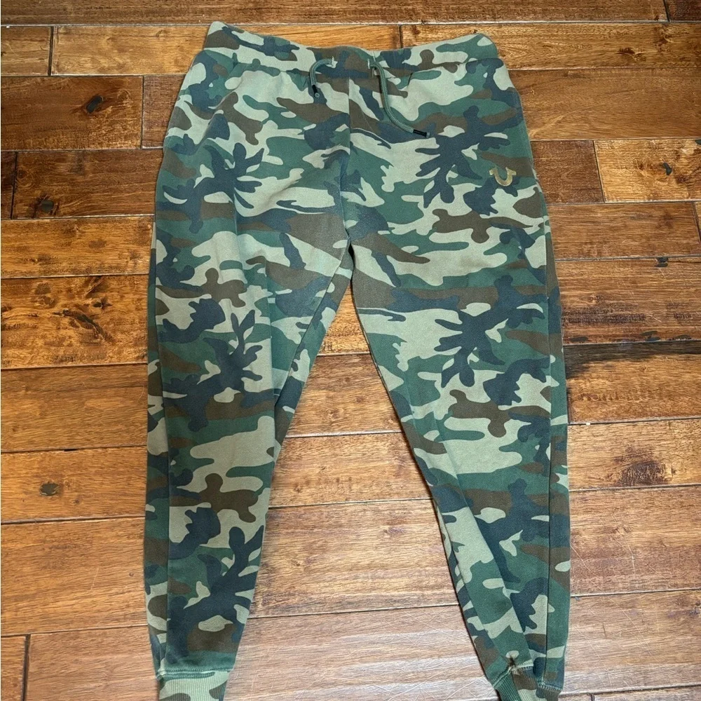 True religion Camo mens Jogger Pants XL